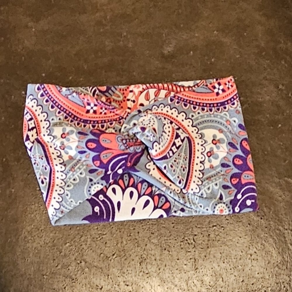 Colorful Paisley Headband